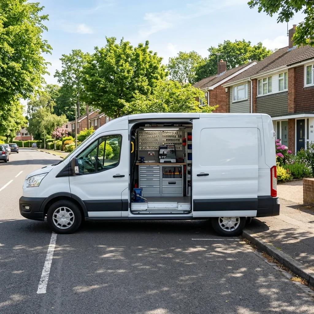 Mobile locksmith van serving the Atlanta area